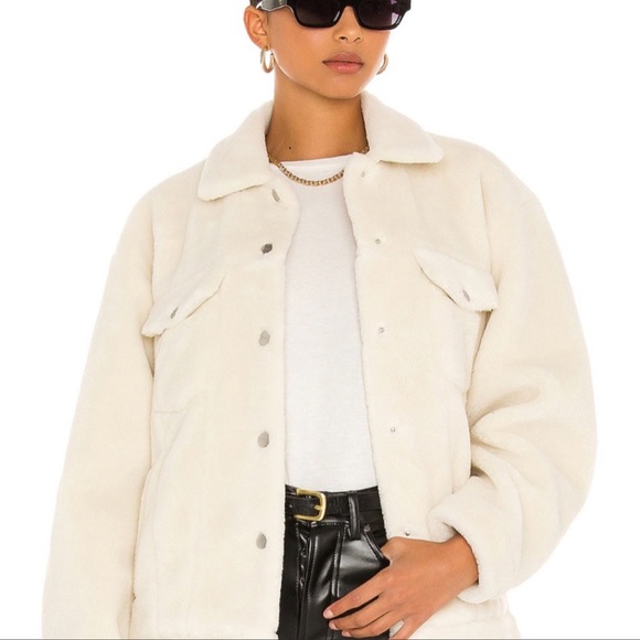 revolve sherpa jacket